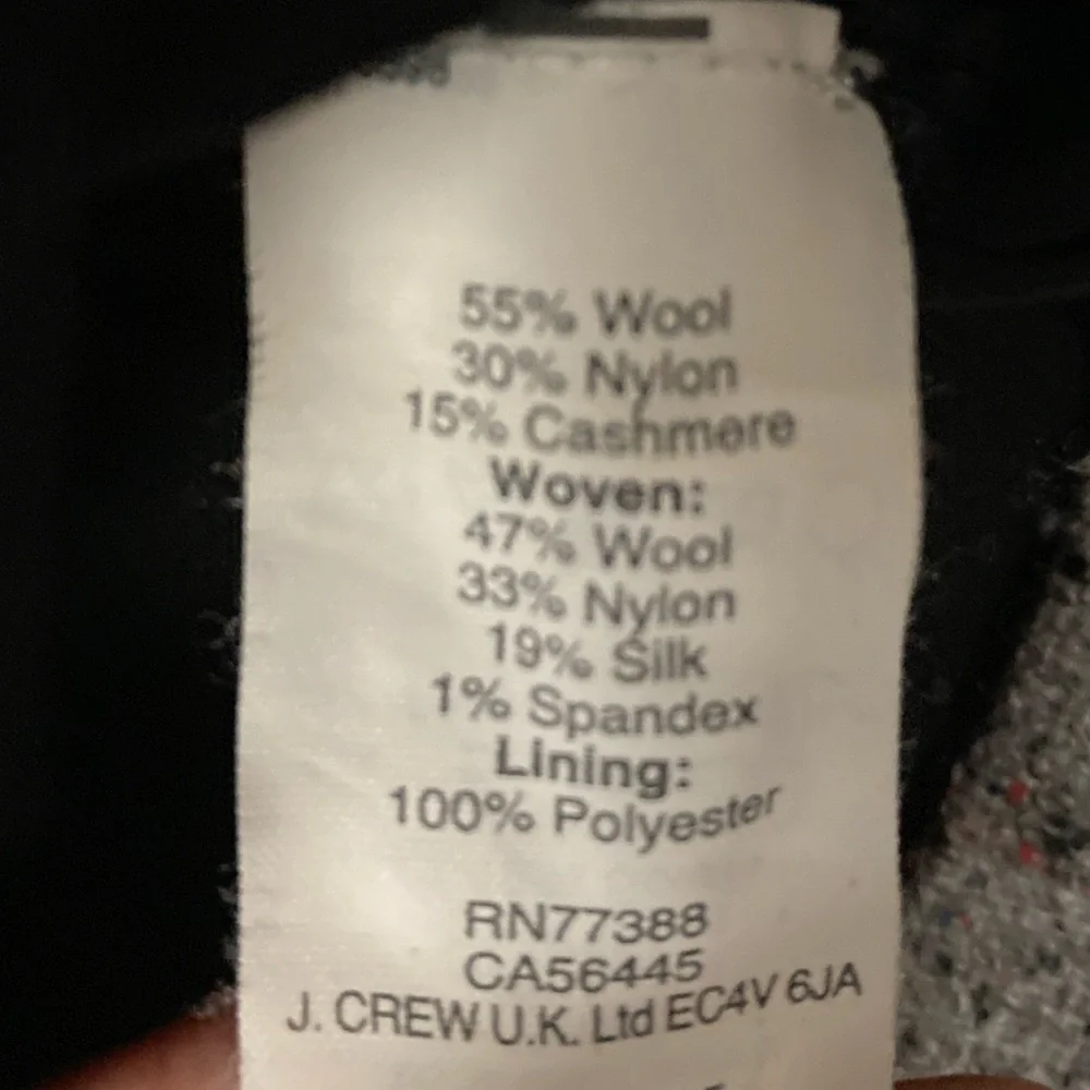J. Crew with Cashmere Women’s Size‎ XS Black/Grey Sweater